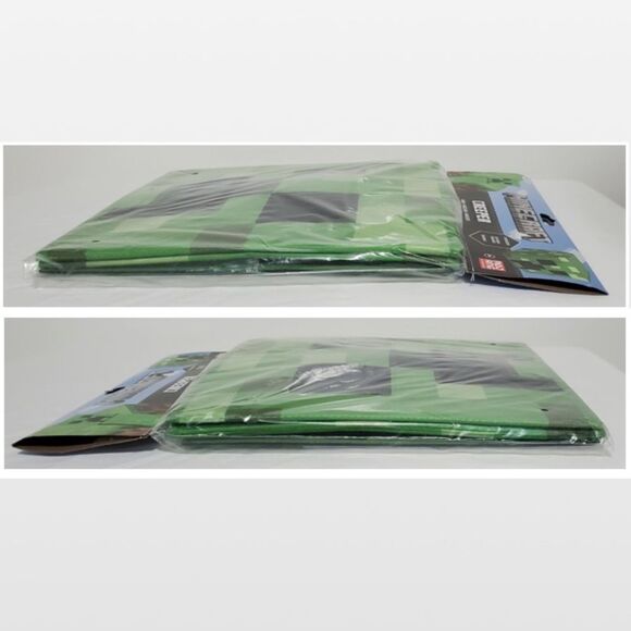 New Minecraft Halloween Costume Creeper Mojang Headpiece Green Mask NWT - Picture 9 of 15